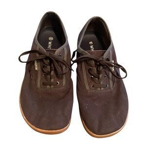 WHITIN Men’s Gray Canvas Lace-Up Sneakers